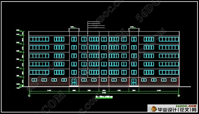 六层框架结构公寓住宅楼工程设计(含建筑图,结构图)