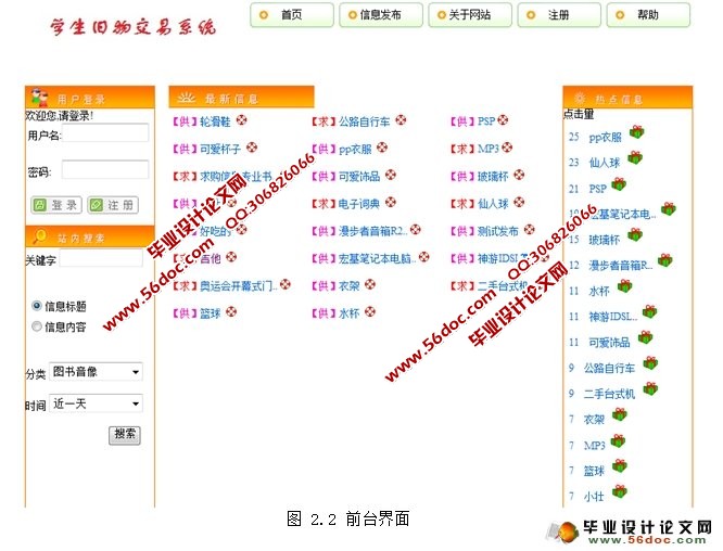 二手物品旧货交易平台的设计与实现(ASP.NET,SQL)