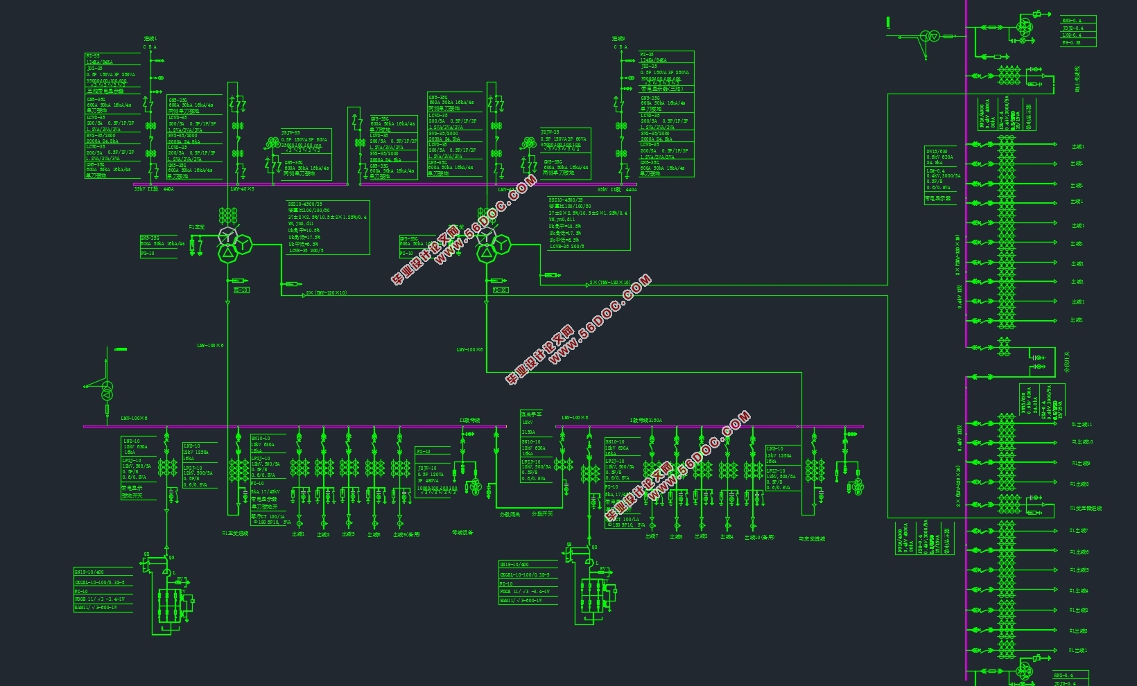 ˮ35KVܽѹ(CADͼ)