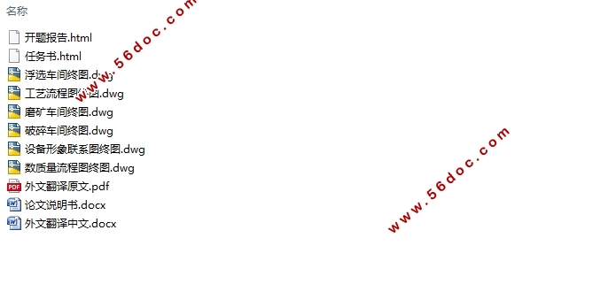 500吨/天萤石矿物加工厂设计(含CAD图)