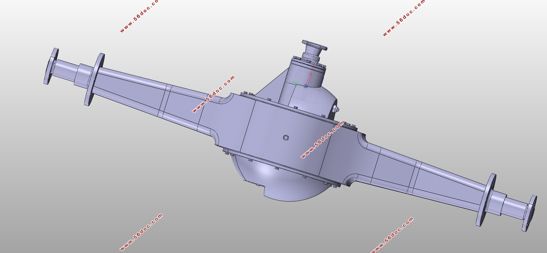 EQ1092F1型长头柴油载货汽车驱动桥设计(含CAD图,CATIA三维图)(英文)