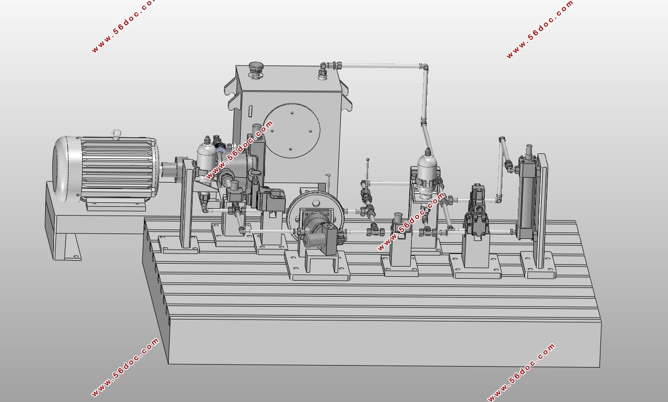 液压变压驱动器设计(含CAD图,SolidWorks三维图)