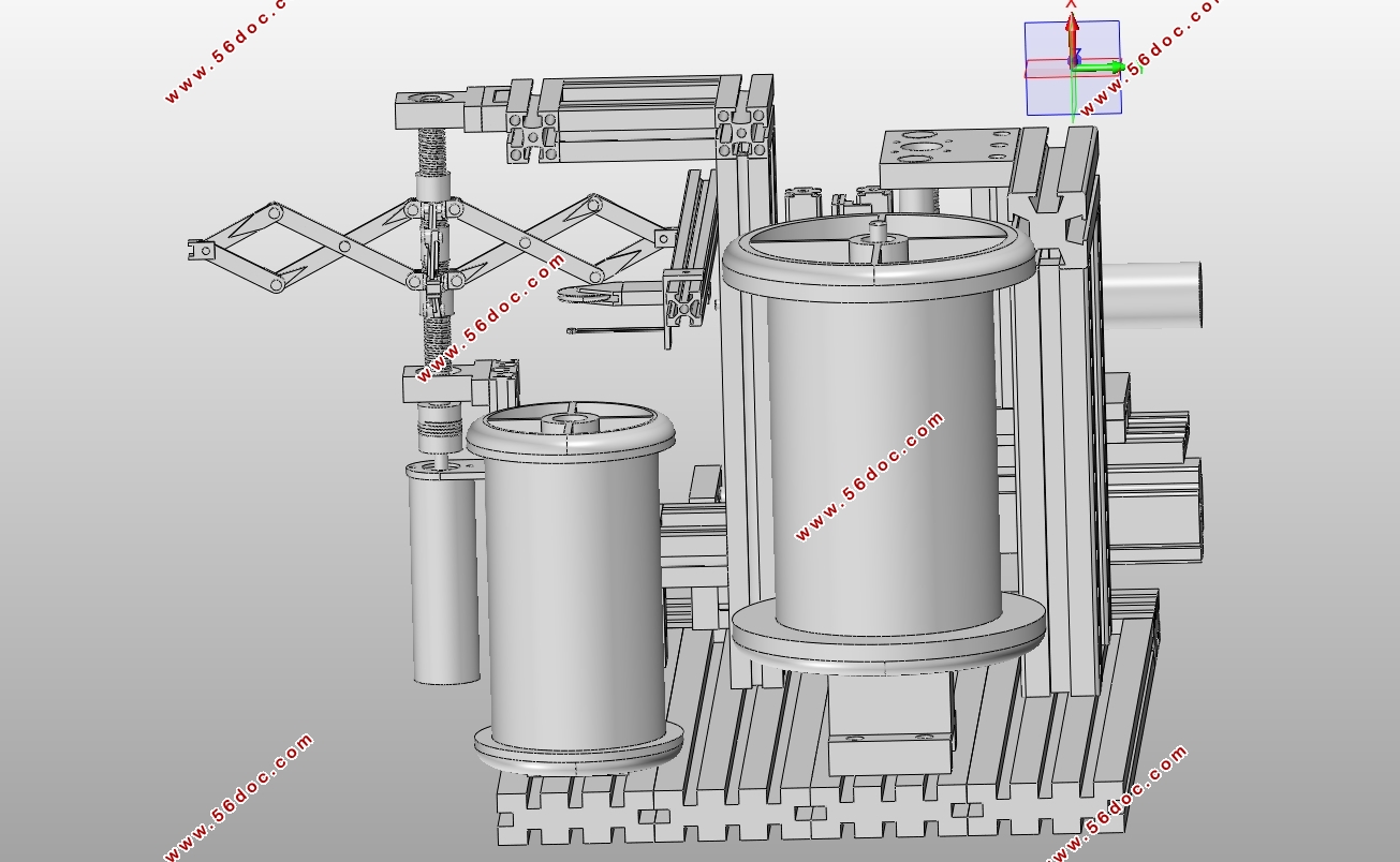 涡流绕线绕制装置设计(含CAD装配图,SolidWorks三维图)