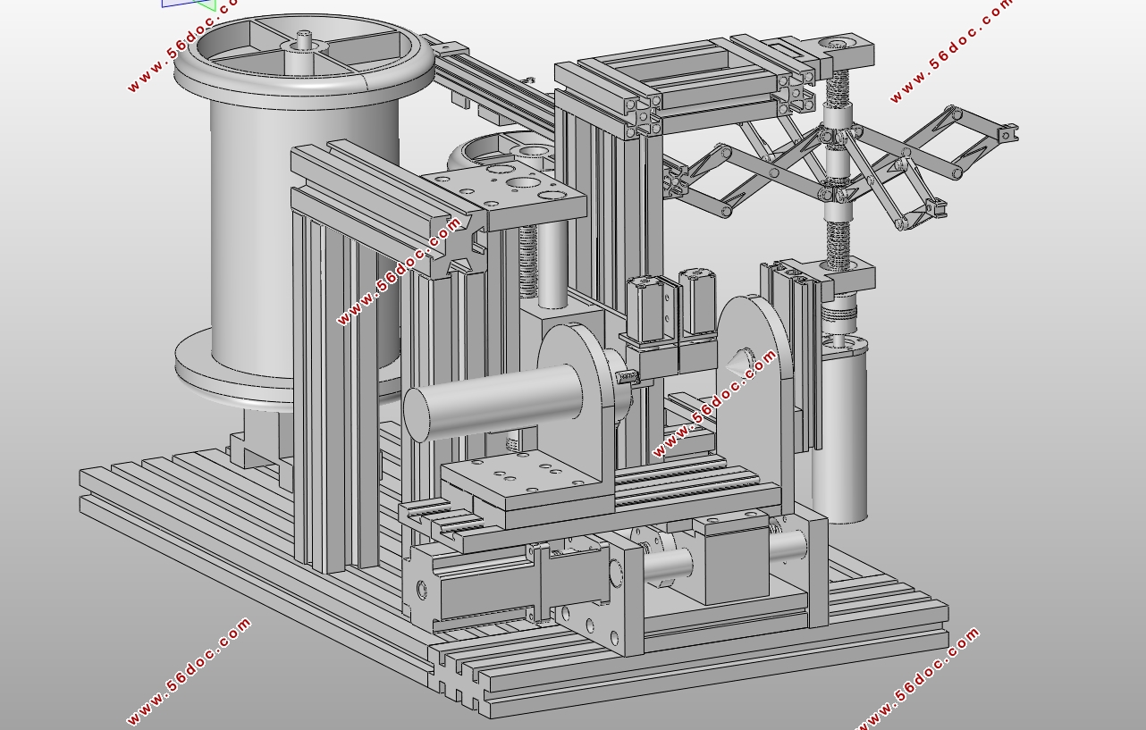 涡流绕线绕制装置设计(含CAD装配图,SolidWorks三维图)