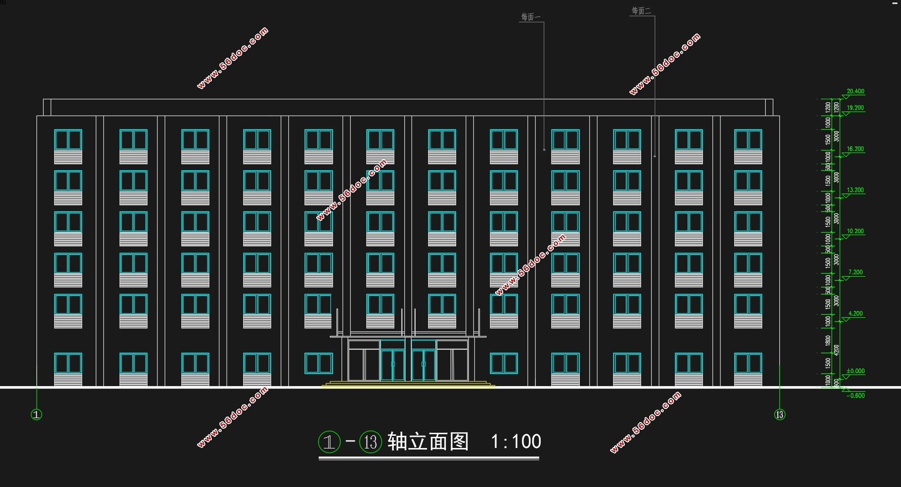 ��������5832ƽ�׻���������ˮ���칫¥���(������ͼ�ṹͼ)