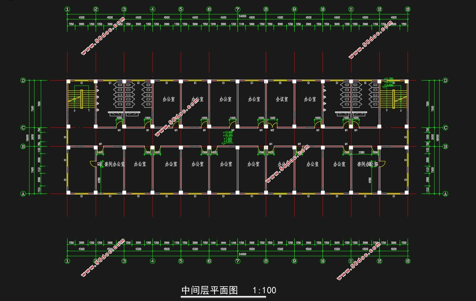 ��������5832ƽ�׻���������ˮ���칫¥���(������ͼ�ṹͼ)