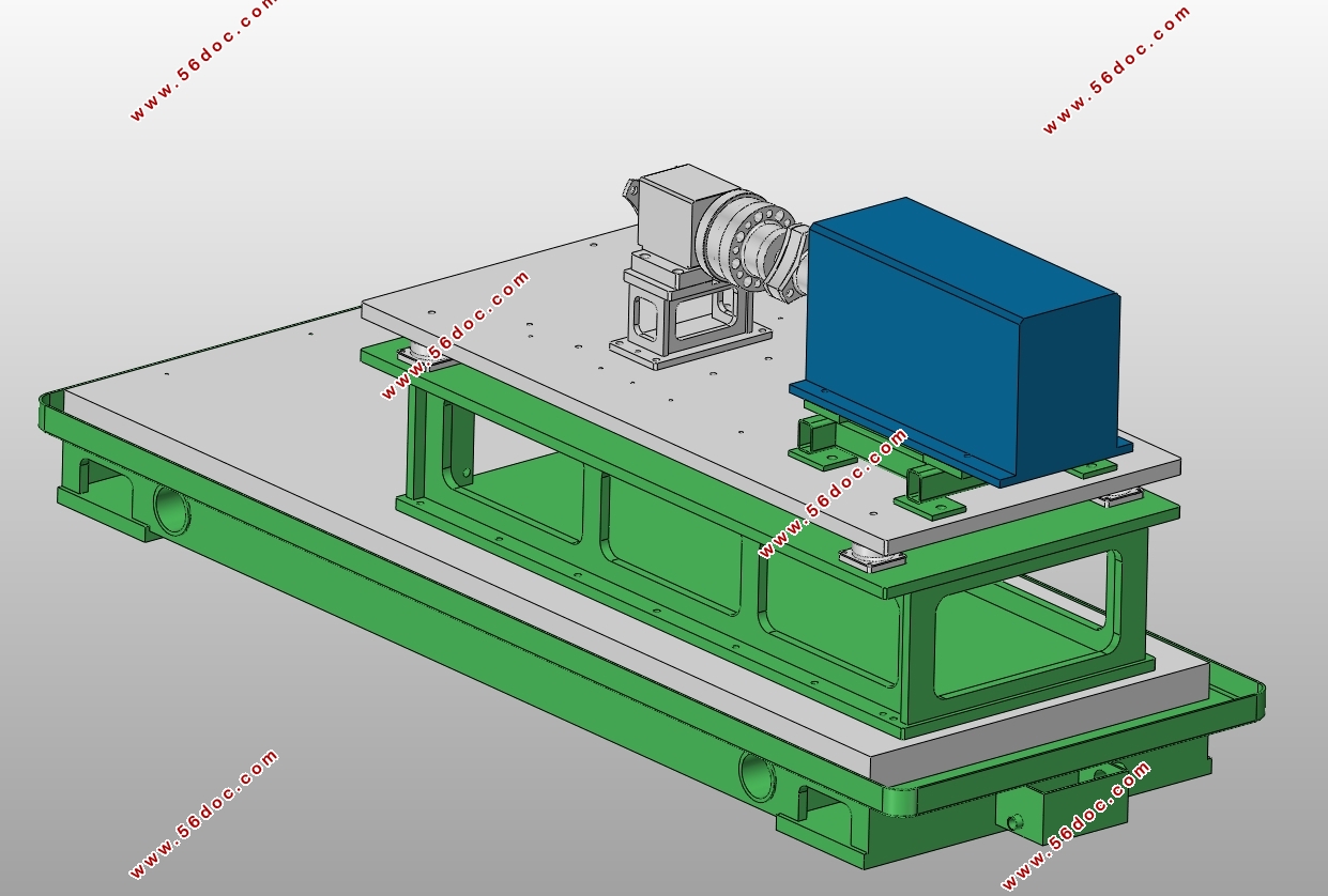 发动机热试台架总体结构及关键零部件设计(含CAD图,SolidWorks三维图)