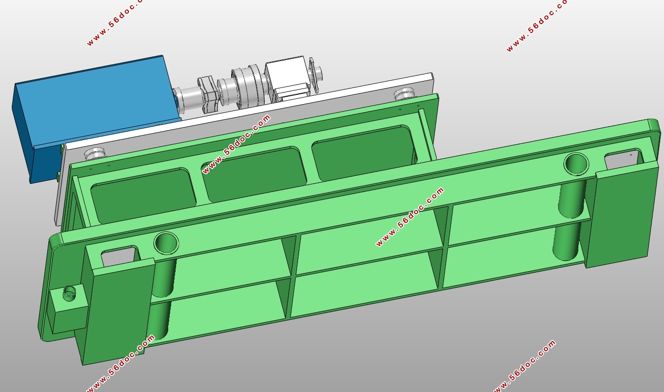 发动机热试台架总体结构及关键零部件设计(含CAD图,SolidWorks三维图)