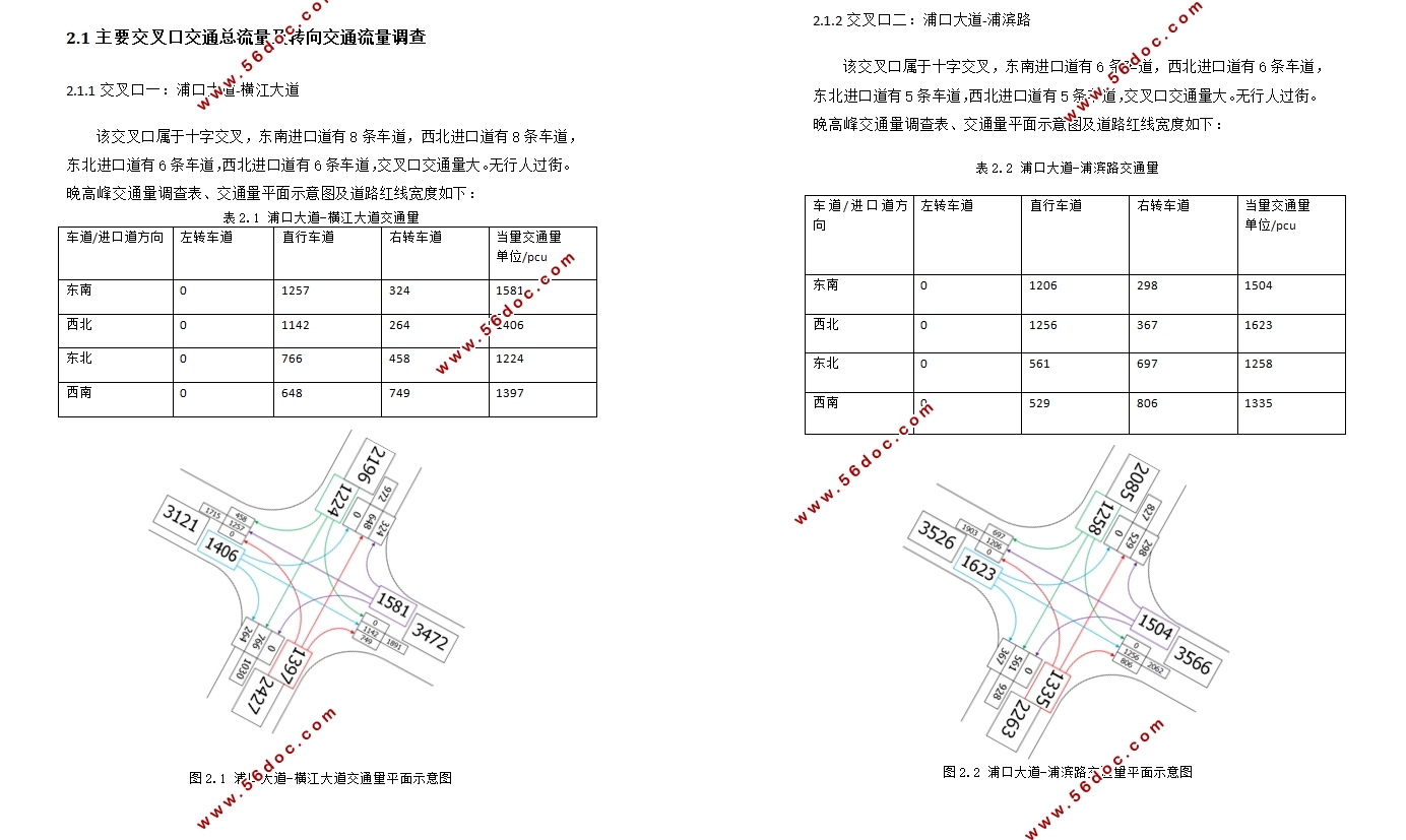 南京市某主干路Ⅰ平面交叉口交通设计(含CAD图)