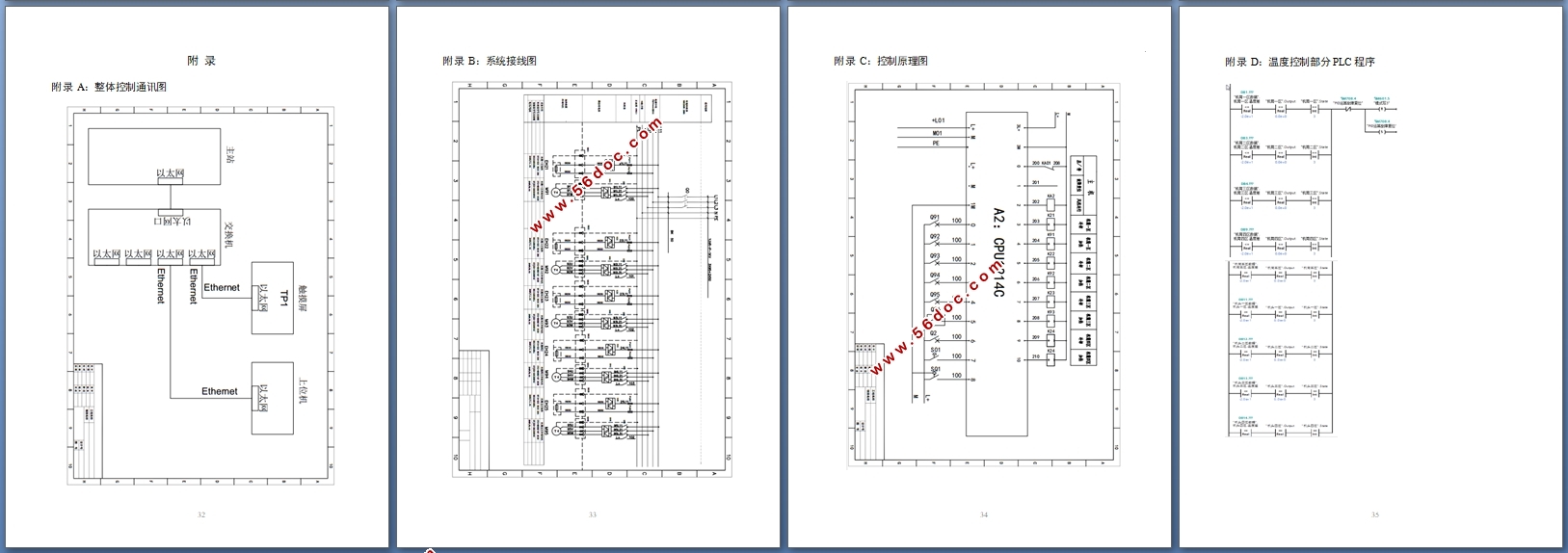 木塑生产机多路温度控制系统设计(S7-1200PLC)