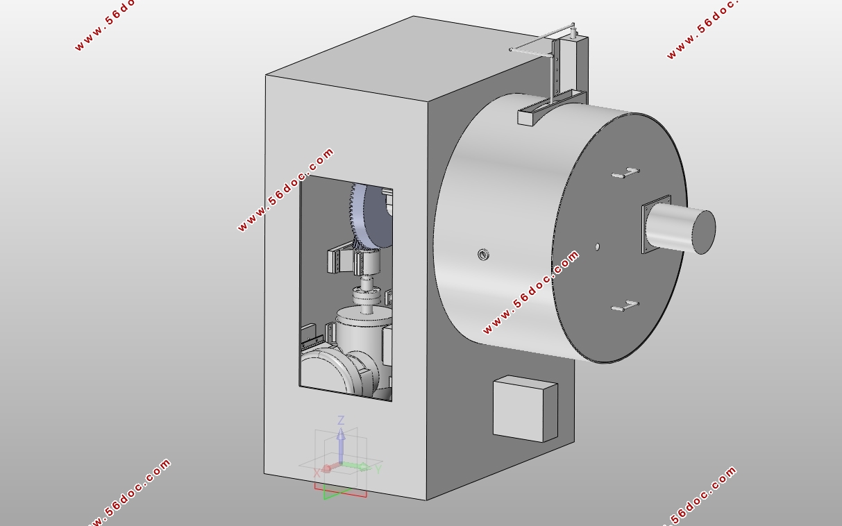 900mm¹Ч»(CAXAͼ,SolidWorksάͼ)