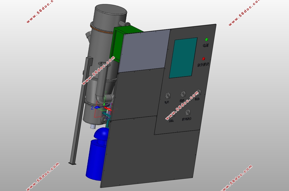 10升流化床制粒机设计(含CAXA图,SolidWorks三维图)