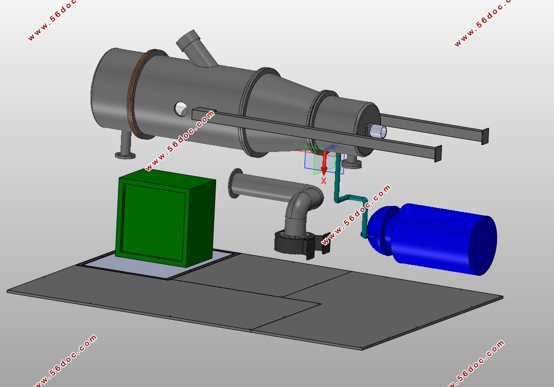 10升流化床制粒机设计(含CAXA图,SolidWorks三维图)