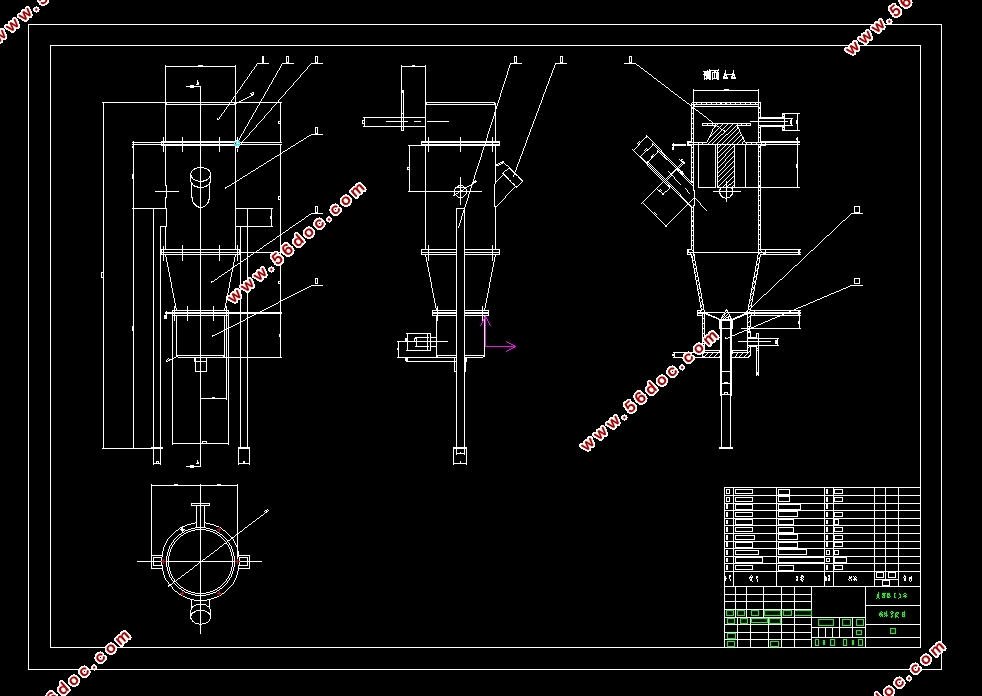 10升流化床制粒机设计(含CAXA图,SolidWorks三维图)