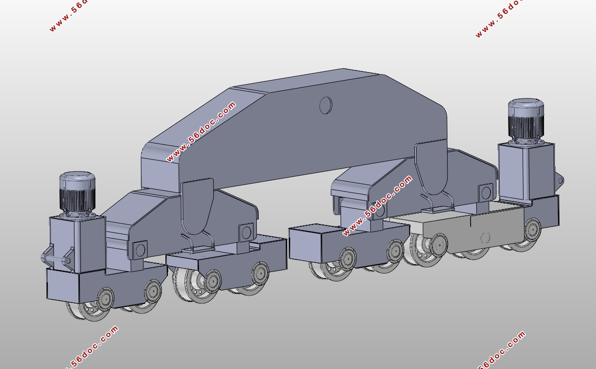 MQ5040单臂架门座起重机运行机构设计(含CAD图,SolidWorks三维图)