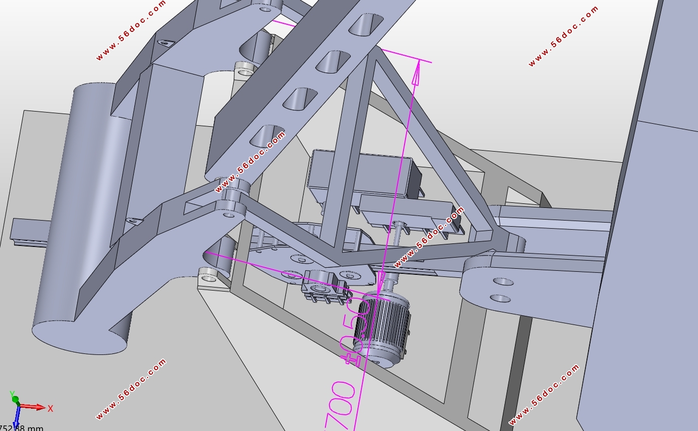 MQ4033门座起重机总体及变幅机构设计(含CAD图,SolidWorks三维图)