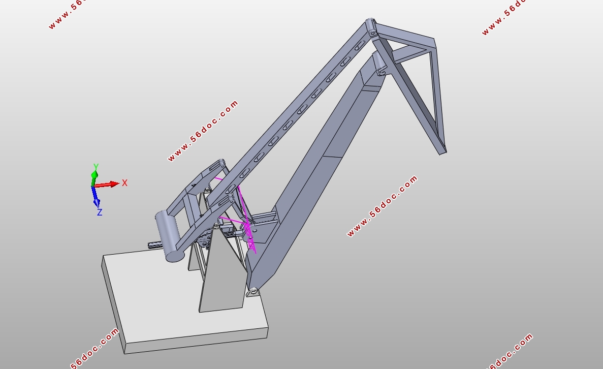 MQ4033门座起重机总体及变幅机构设计(含CAD图,SolidWorks三维图)