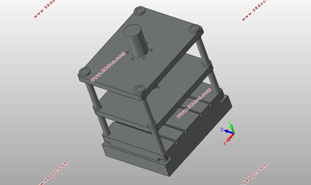 Y28-500T˫�����������������Ԫ�������Ż�(��SolidWorks��άͼ)