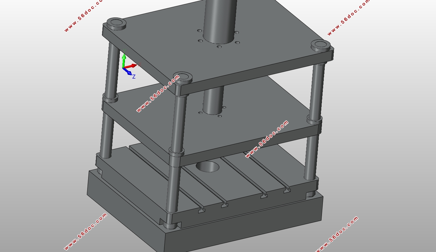 Y28-500T˫�����������������Ԫ�������Ż�(��SolidWorks��άͼ)