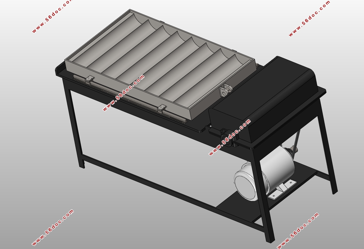 ��Ҷ�񶯳��λ��ṹ������ϵͳ���(��CADͼ,SolidWorks��άͼ)