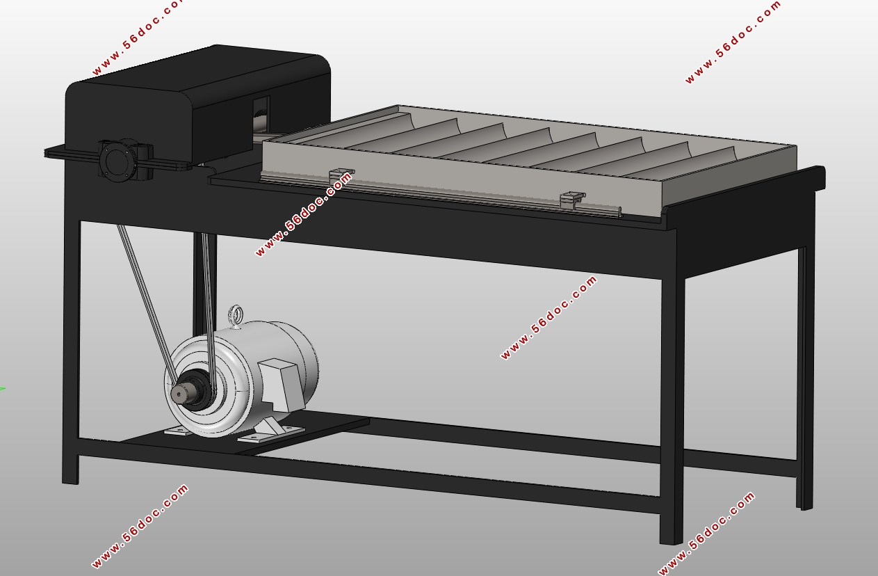 ��Ҷ�񶯳��λ��ṹ������ϵͳ���(��CADͼ,SolidWorks��άͼ)