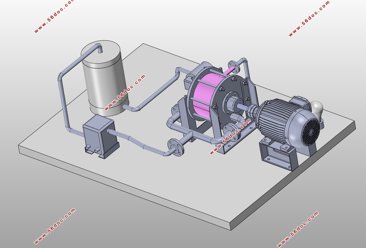 �����ʿ�ѭ���ķ���ʵ��װ�����(��CADͼ,SolidWorks��άͼ)