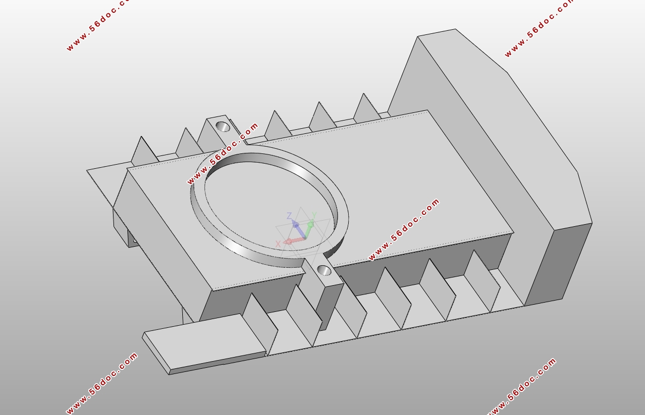MQ4040����ʽ���ػ�ת̨�ṹ���(��CADͼ,solidworks��άͼ)