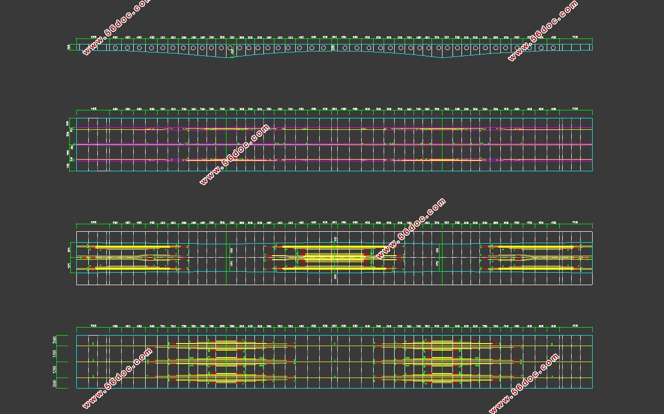 ���粻�ȿ�50m+72m+50m����ĳ�����������(��CADͼ,Midasģ��)