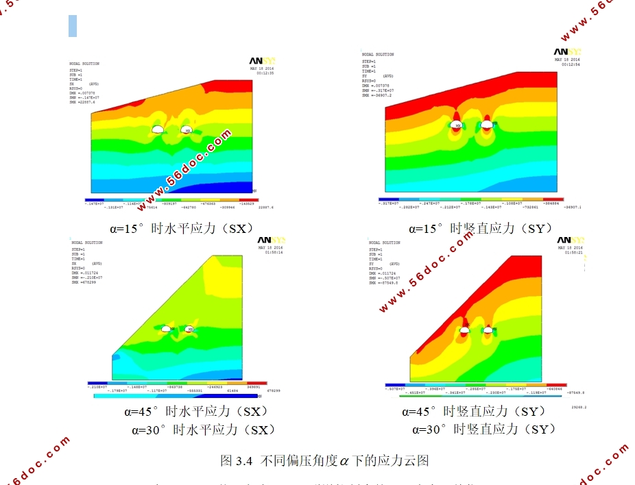 偏压条件下小净距隧道力学特性研究
